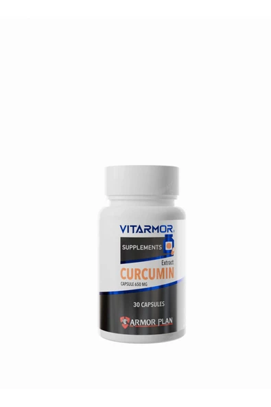 VITARMOR SUPPLEMENTS CURCUMIN KEDİ & KÖPEK Besin Takviyesi 30 Kapsül 650 mg - 2