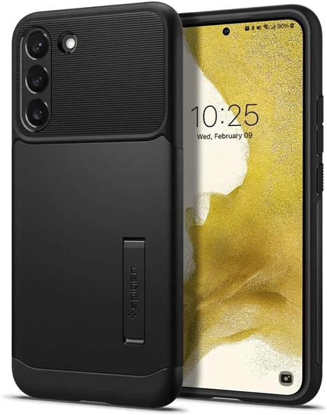 Spigen Samsung Galaxy S22 Plus 5G Kılıf Slim Armor Black - ACS03977