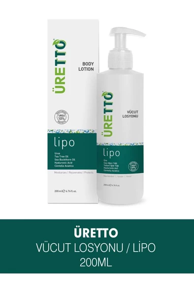 ÜRETTO LIPO VÜCUT LOSYONU 200ML