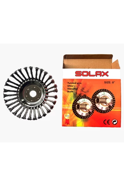 SOLAX Tırpan Başlığı Kıyı Temizleme Çelik Telli Universal 20cm