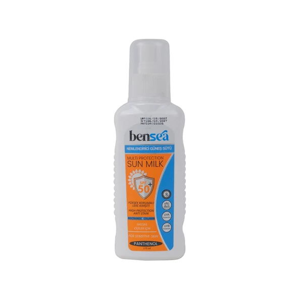 Bensea Nemlendirici Güneş Sütü 50 Spf 175 Ml