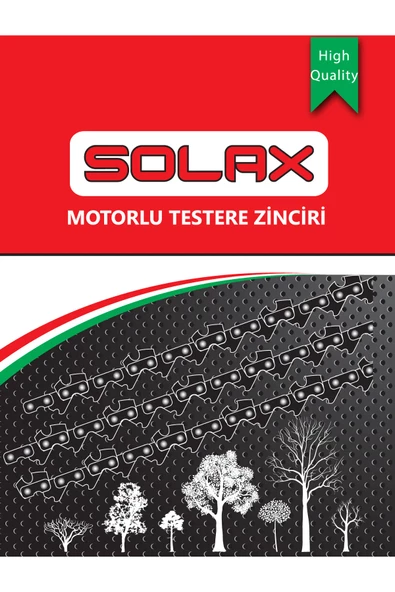 SOLAX HR2501 Dal Budama Testere Zinciri 3/8 22 Diş Köşeli 1.3mm