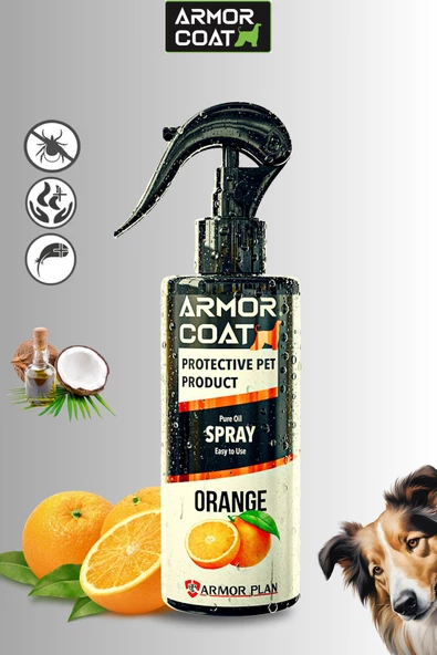 ARMOR COAT Köpek Bakım Spreyi Portakal Kokulu 200 ml