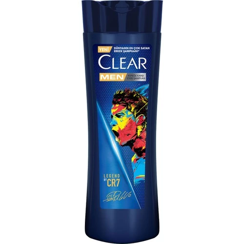 Clear Men Kepeğe Karşı Etkili Şampuan Legend By Cr7 350 Ml