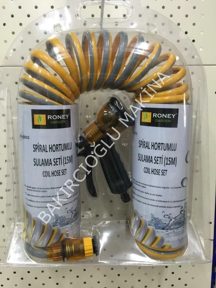 Roney Garden Spiralli 15 mt Hortumlu Sulama Seti - 3