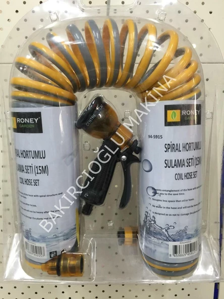 Roney Garden Spiralli 15 mt Hortumlu Sulama Seti - 2