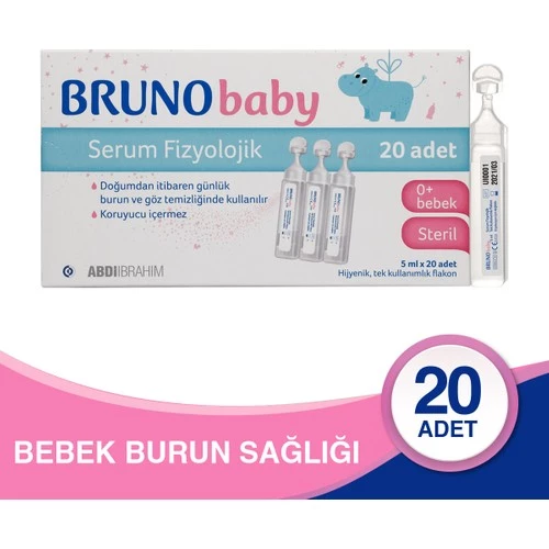 Bruno Serum Fizyolojik 20 Flakon - Abdi İbrahim