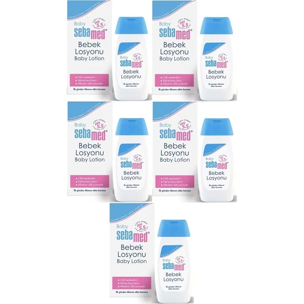 Sebamed Bebek Losyonu 200ML (5 Li Set) ürün görseli 1