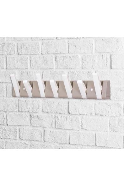 Evelüx Duşakabin&Kapı Arkası Piyano Askılık Askılığı 7 Aparatlı - 2