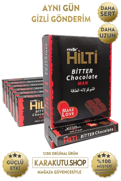 Hilti Bitter Çikolata 12 Adet