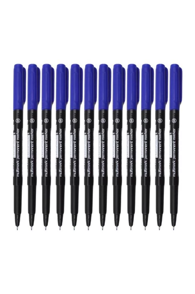 Gıpta Markör Asetat Kalemi S Mavi- 12 Adet - 2