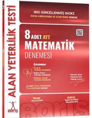 BARIŞ AYT MATEMATİK 8 DENEMESİ  BARIŞ YAYINLARI