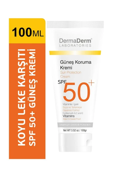 DERMADERM BİTKİSEL GÜNEŞ KORUMA KREMİ SPF 50 100 GR