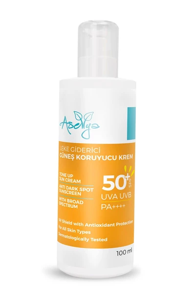 ASELYA AKNEYE EĞİLİMLİ CİLTLER IÇİN LEKE KARŞITI 50 SPF GÜNEŞ KREMİ - 100 ML - 4
