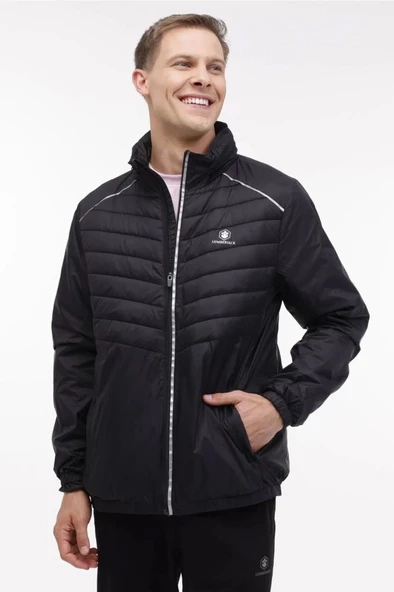 Lumberjack ML DEXT 1STYLE1 4PR 101701097 Erkek Yağmurluk Siyah S-XXL