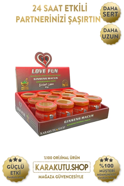 Love Fun Kuvvet Macunu Küçük 12 Adet