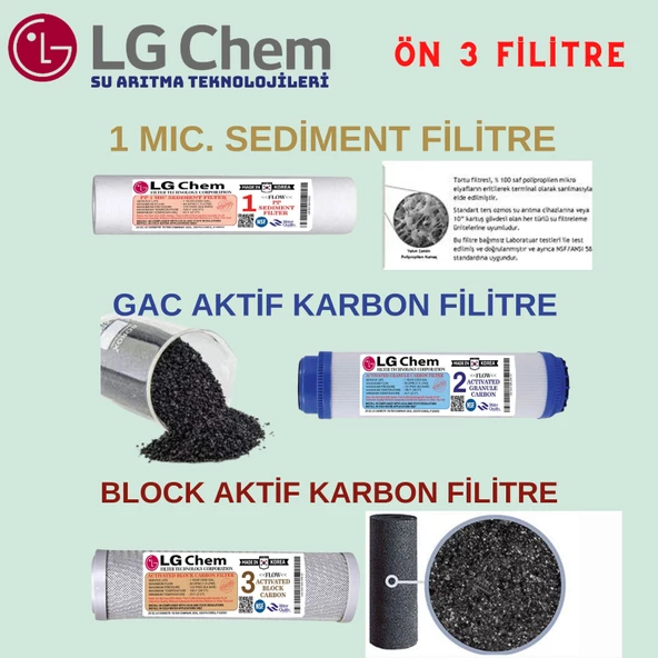 LG Chem AÇIK KASA SU ARITMA CİHAZI 5 FİLTRELİ SET - 3