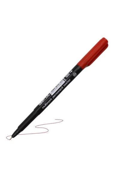 Gıpta Markör Asetat Kalemi S Kırmızı 4-F154200-5001
