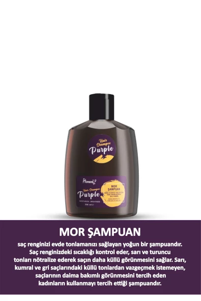 HOMM MOR ŞAMPUAN 300 ML