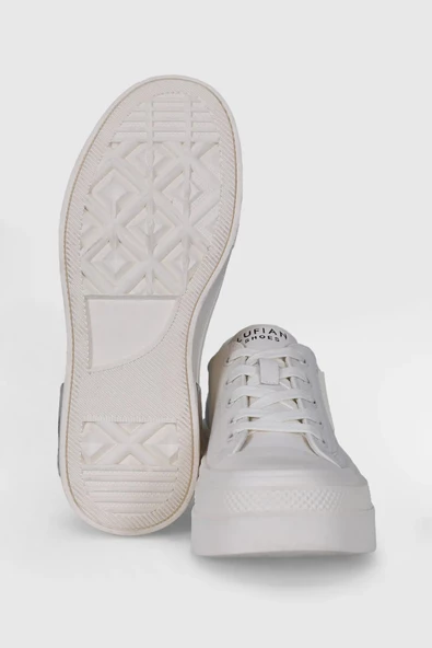 Lufian Perla Kadın Sneaker Ayakkabı Beyaz - 4