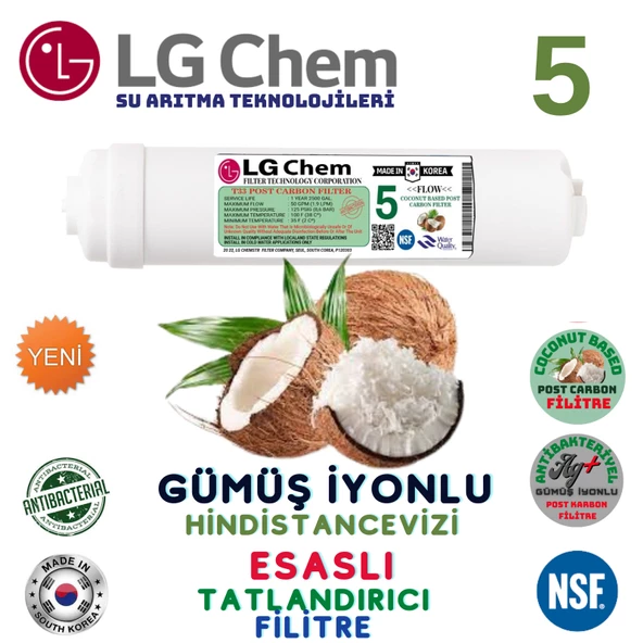 LG Chem AÇIK KASA SU ARITMA CİHAZI 6 FİLTRE 12 AŞAMA FİLTRE SETİ - Resim 5