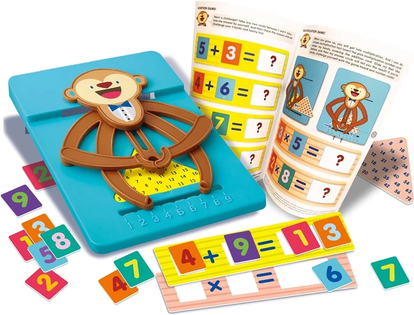 Eylenceli Pratik S.T.E.M Matematik Öğretme Seti Maymun Matematik Öğretiyor Stem Seti - 3