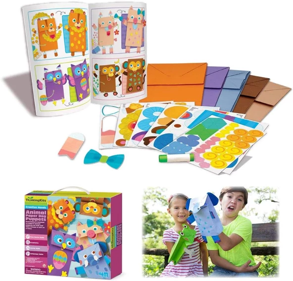 Kağıt Poşet Kuklalar El Beceri Oyunları - 2