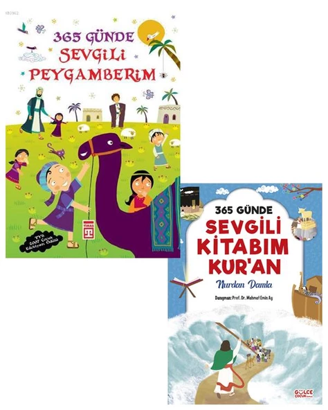 365 Günde Sevgili Peygamberim ve 365 Günde Sevgili Kitabım Kuran Set Timaş Çocuk