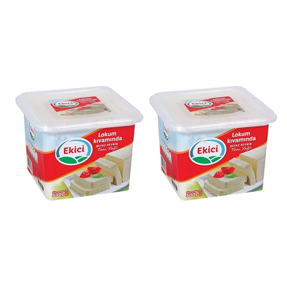 Ekici Beyaz Peynir 500 gr Lokum Kıvamında x 2 Adet - 1