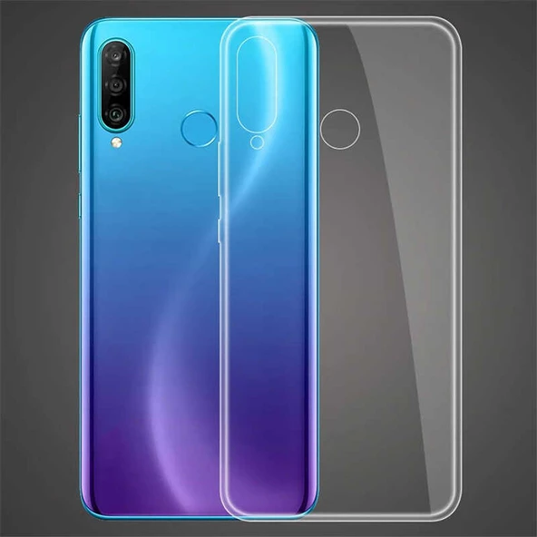 Huawei Honor 20 Lite Kılıf Şeffaf İnce ve Esnek Süper Silikon Kılıf ürün görseli 1