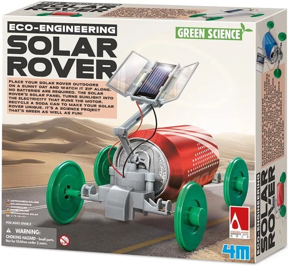 Güneş Enerjili Araba Yapı Seti Güneş Arabası - Solar Rover