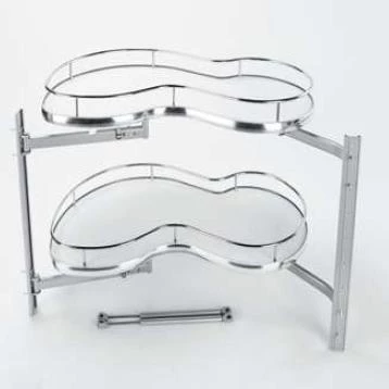 Çağdaş Tezgah Altı Kör Köşe Sepeti Kapak Bağlantılı