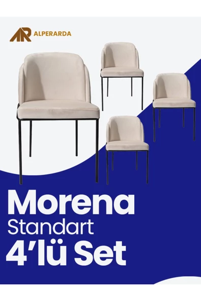 Alperarda Design Morena Sandalye 4'lü Set ( Masa Hariçtir )