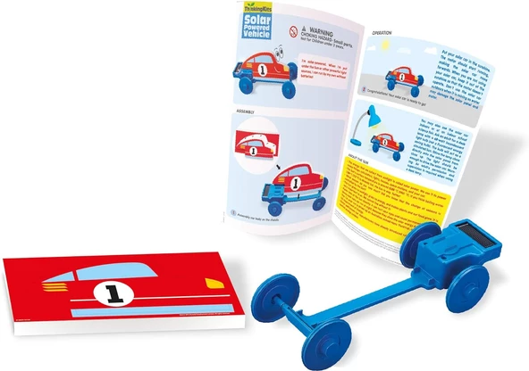 Güneş Enerjili Solar Araba Eğitici Yapım Seti - 3