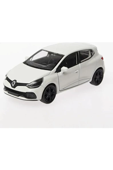 Renault Clio 4 Çek Bırak Metal Araba Beyaz Veya Kırmızı (RENK BELİRTİNİZ) - 2