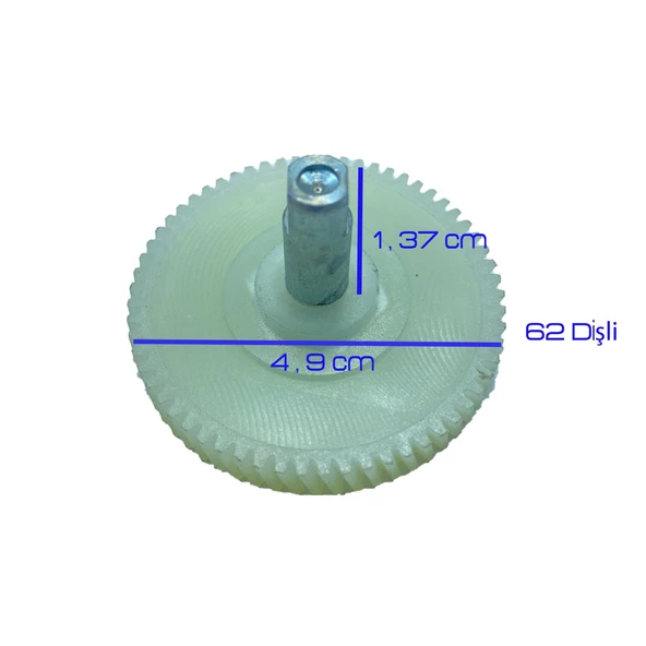 Mini Cooper için Panaromik Sunroof Motor Dişlisi (62 Diş, Çap:4,9 cm ) - 12