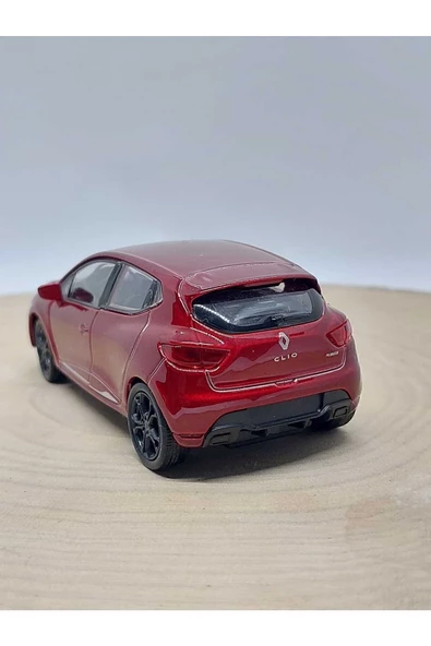 Renault Clio 4 Çek Bırak Metal Araba Beyaz Veya Kırmızı (RENK BELİRTİNİZ) - 3