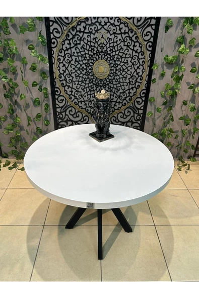 BiSandalye ELISA 4 KİŞİLİK YUVARLAK MUTFAK MASASI TAKIMI SOFT18 - 2