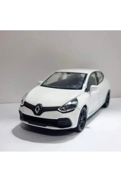 Renault Clio 4 Çek Bırak Metal Araba Beyaz Veya Kırmızı (RENK BELİRTİNİZ) - 4