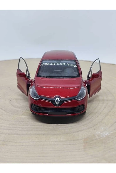 Renault Clio 4 Çek Bırak Metal Araba Beyaz Veya Kırmızı (RENK BELİRTİNİZ) - 5