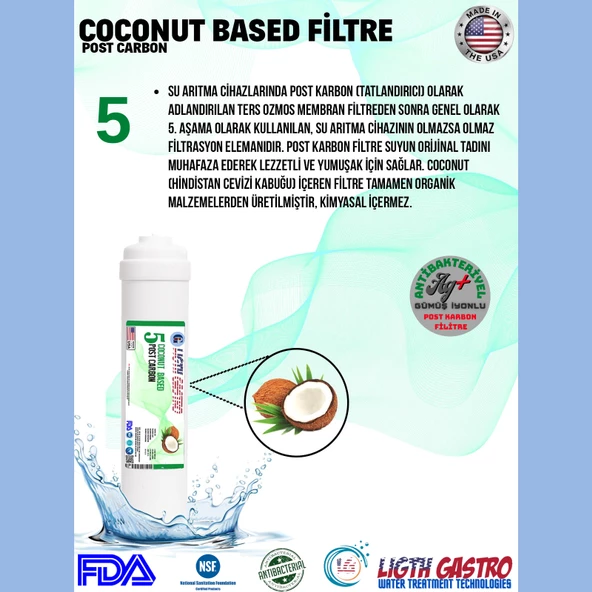 LİGTH GASTRO AÇIK KASA SU ARITMA CİHAZI 7 FİLTRE 14 AŞAMA SET - Resim 7