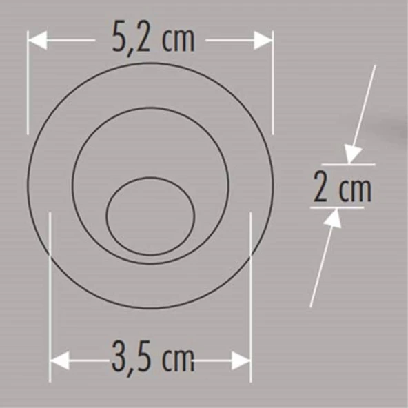CATA 1,5W Power Led Ufo Spot (Hareketli) (Mavi) CAT CT-5268M - 3