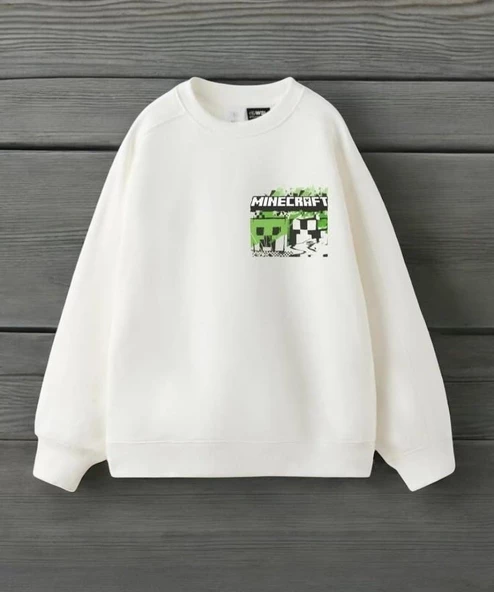 Minecraft Çocuk Sweatshirt