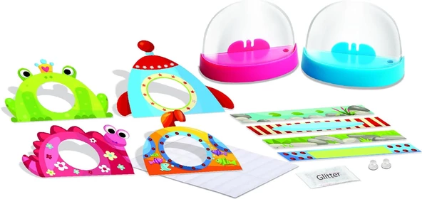 El İşi Kar Kureleri Eğitici El Becerisi KAr Küresi Çerçeve - 2