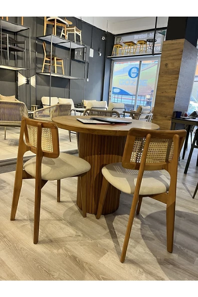 BiSandalye Hazeran Ahşap Sandalye Mutfak Cafe Salon - Resim 8