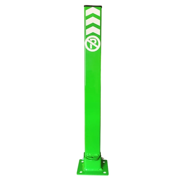 Kilitli Otopark Direği Bursa Katlanır Otopark Kilitli Yatar Park Bariyeri 60 cm (5 ADET) Yeşil - 3