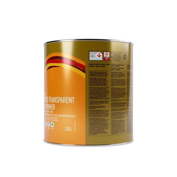 Genç Renkli Şeffaf Ahşap Astar 8621 Açık Meşe 2.5 l - Resim 3