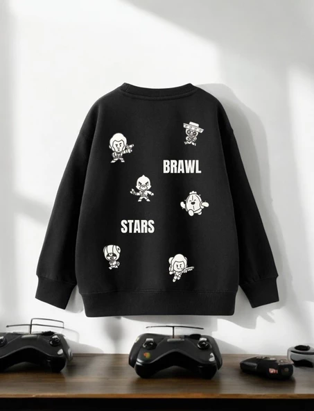 Brawl Stars Çocuk Sweatshirt ST08432 - 3
