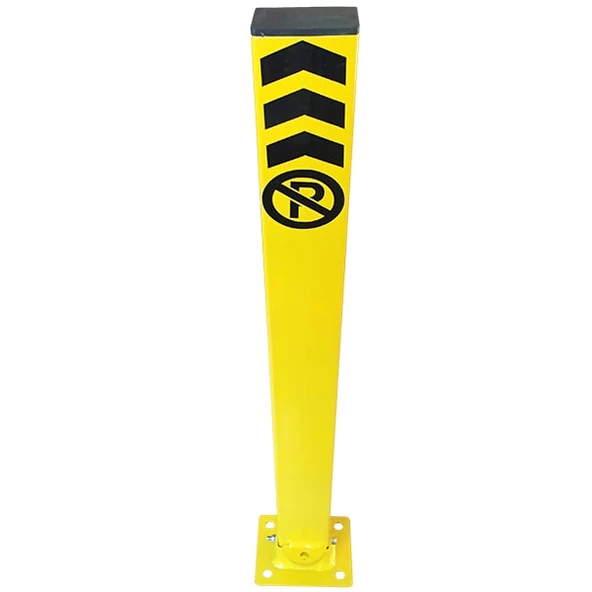 Otopark Direk Kilitli Bariyer Demiri Katlanır Araç Kilitli Yatar Park Bariyeri 75 cm (2 ADET) - 6
