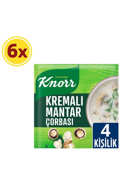 Knorr Kremalı Mantar Çorbası 63 gr X 6 Adet - 2